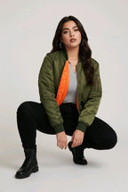 Mabelinda Bomber Jacket - Premium Lightweight Streetwear Zip-Up Coat