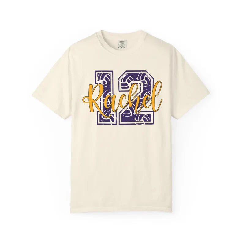Personalized Football Name & Number T-Shirt - Custom Player Jersey Shirt