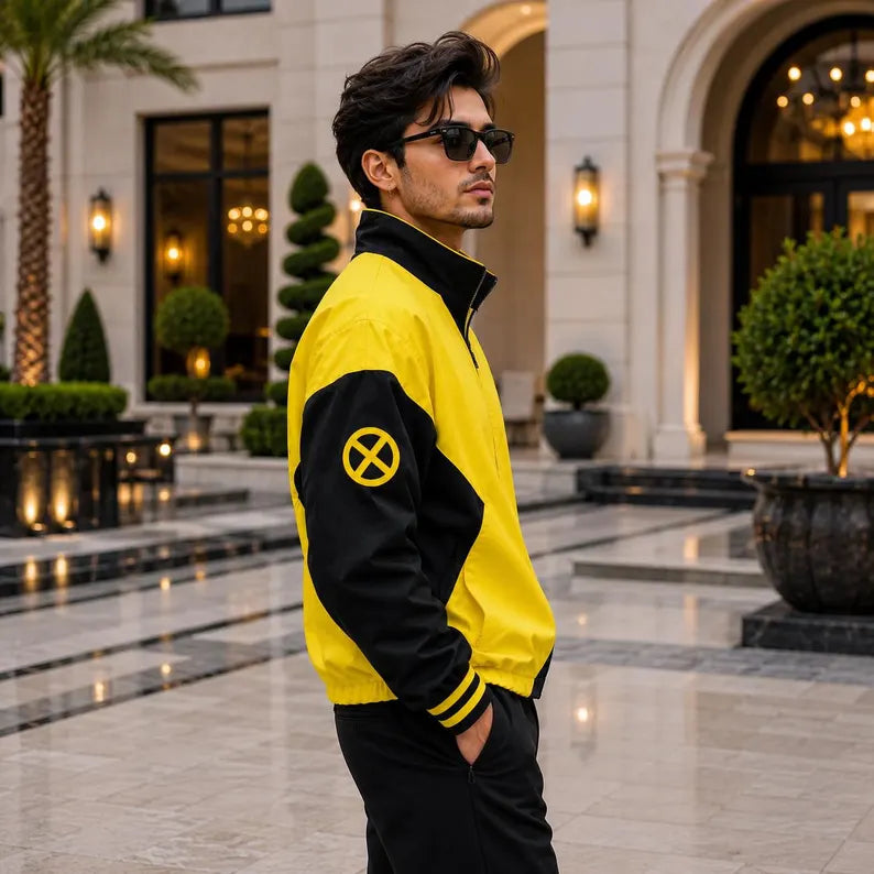 Our Universe Marvel X-Men 97 Costume Color-Block Bomber Jacket