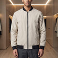 Men's Slim Fit Lightweight Bomber Jacket | Casual Zip-Up Windbreaker & Spring Autumn Baseball Outerwear Coat