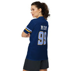 Custom Football Mom Jersey - Personalized Name & Number Game Day Athletic Shirt