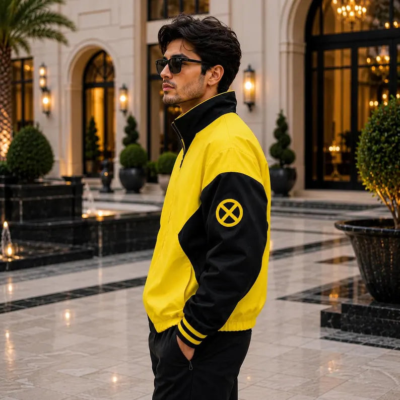 Our Universe Marvel X-Men 97 Costume Color-Block Bomber Jacket