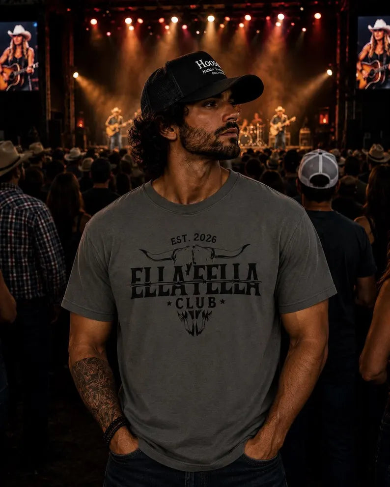 Skull Steer Logo T-Shirt - Western Ranch Graphic Tee & Country Rodeo Shirt